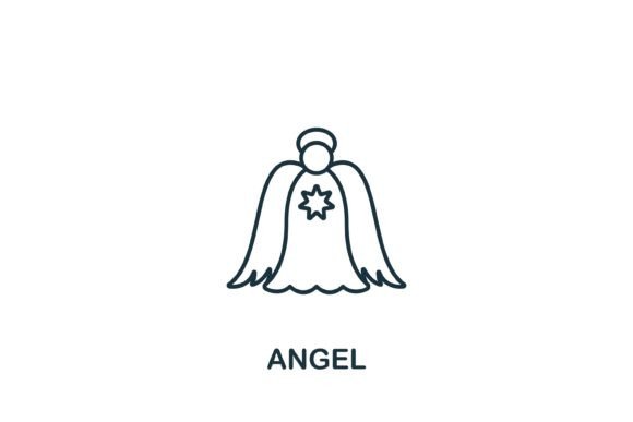 Angel Icon: A Versatile Graphic Design Asset for Modern Branding