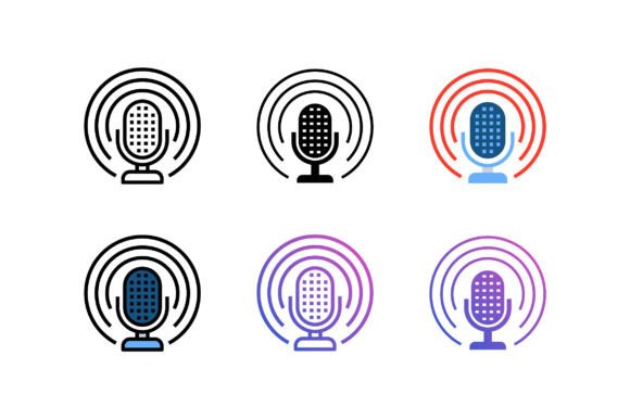 Broadcast Icon: A Versatile Graphic Design Asset for Local Business Branding