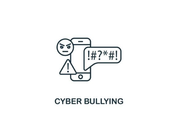 Cyber Bullying Icon: A Versatile Graphic for Modern Content Design