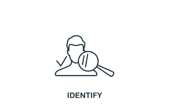 Identify Icon: A Versatile Graphic Design Asset for Crafters