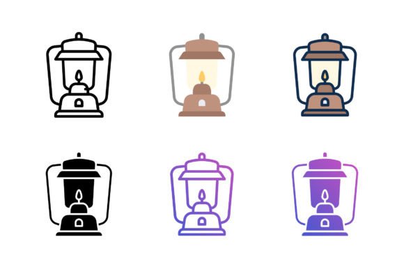 Lantern Icon: A Versatile Graphic Design Asset for Modern Branding