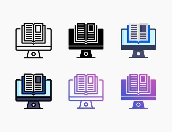 Online Education Icon: A Must-Have Graphic Design Asset for Crafters