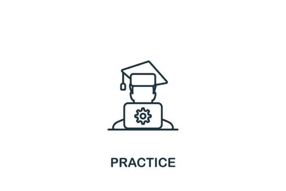 Practice Icon Graphics: A Versatile Design Asset for Handmade Creations