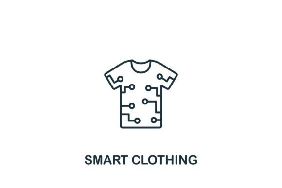 Smart Clothing Icon: A Modern Design Asset for Branding and Marketing