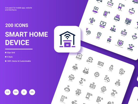 Smart Home Device Icon Pack