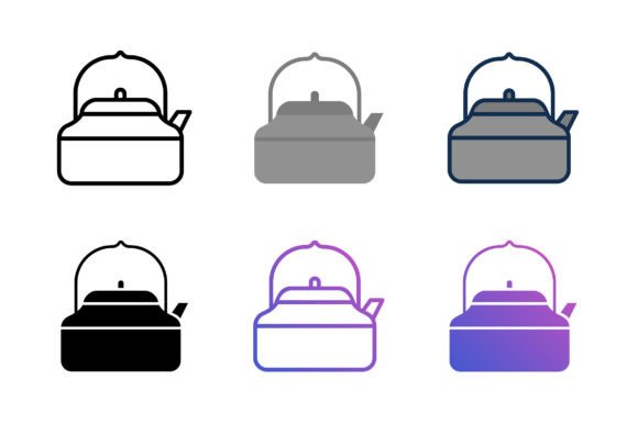 Teapot Icon: A Versatile Graphic Design Asset for Local Business Branding